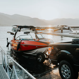 car and boat